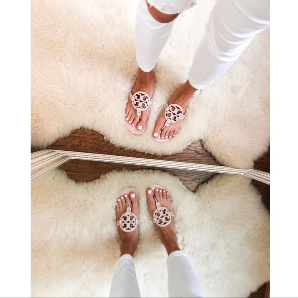 NEW Tory Burch Miller Leather Sandals - Picture 6 of 13